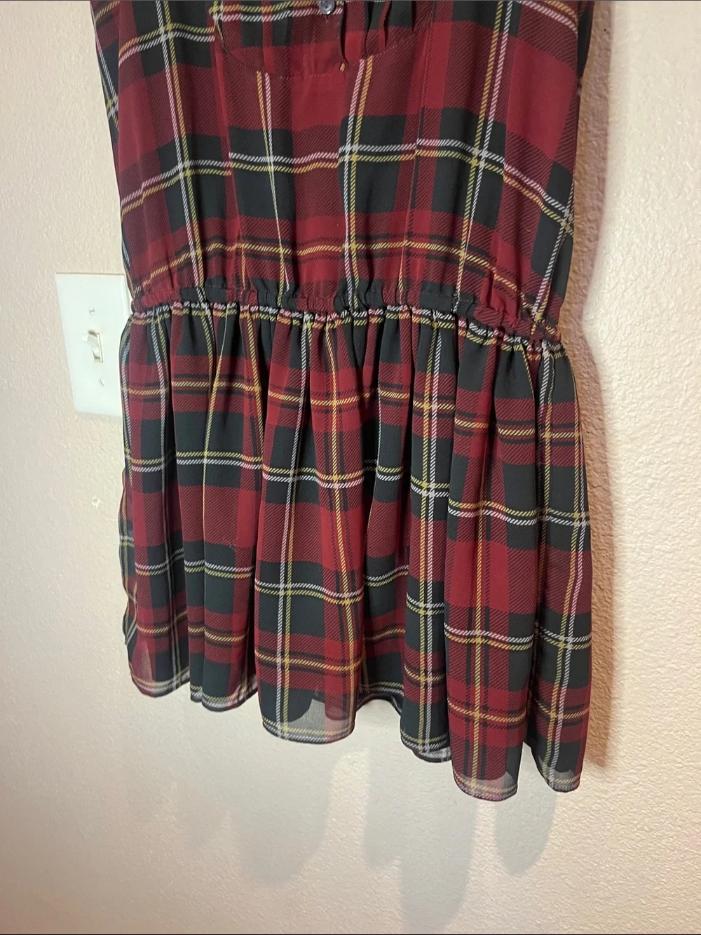 Ralph Lauren Girl’s Lined Plaid Dress Size 12